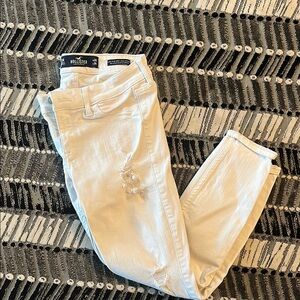Hollister Women's Cream Jeans